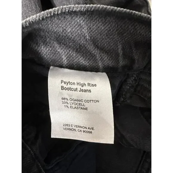 Reformation $148 NWT Peyton Size 23 High Rise Boot Cut Cropped Jeans Gray - Picture 11 of 12